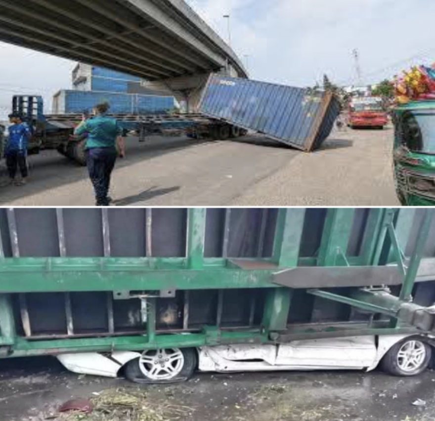 চট্টগ্রামের বন্দর ও শিল্প এলাকার সড়ক কন্টেইনার-লরির দখলে