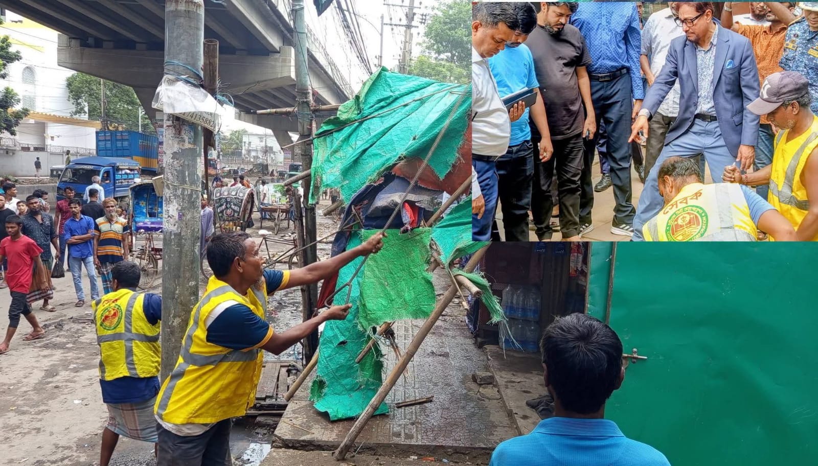ইপিজেড এলাকায় চসিকের ফুটপাত দখলমুক্ত জোরালো উচ্ছেদ অভিযান অব্যাহত