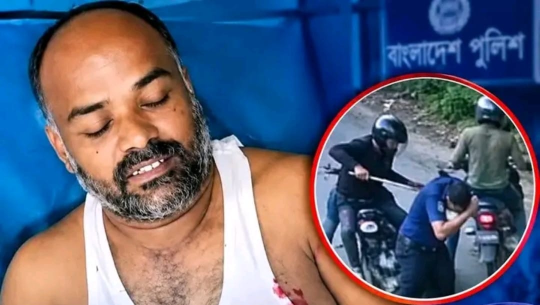 খুলনায় ছিনতাইকারীদের চাপাতির কোপে পুলিশ পরিদর্শক গুরুতর আহত